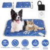 Pet Heating Pad Electric Dog Heating Mat Waterproof Warming Blanket with 9 Heating Levels 4 Timer Setting Constan On Function Chewing-resistant S/