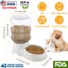 3.5L/1gal Pet Feeder Self-Dispensing Gravity Pets Food Dispenser Automatic Dog Feeder