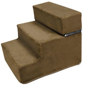 Dog Stairs Pet Step For Bed Couch Sofa Car 3 Steps Soft Foam Detachable Dogs Climb Ladder