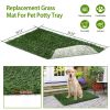 23.23x18.12” Replacement Grass Mat For Pet Potty Tray Dog Pee Potty Grass Turf Pad Fast Drainage Easy Cleaning