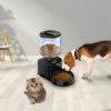 5.5L Automatic Pet Feeder Dog Food Dispenser w/Voice Recording Programmable Timer 3 Meals/Day