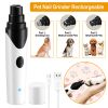 Dogs Pet Nail Grinder USB Rechargeable Pet Electric Nail Trimmer Clipper 3500RPM Paws Trimming Shaping Smoothing Grinder w/ 5Hrs Work Time