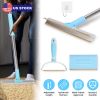 3Pcs Pet Hair Removal Kit Multi-Fabric Dog Hair Scraper Lint Shaver Rake Adjustable Telescopic Rod For Carpet Rug Clothes Couch