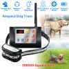 984FT/300M Radius Electric Dog Fence Dog Training Collar IP65 Waterproof Wireless Pets Containment System Rechargeable Dog Receiver Transmitter
