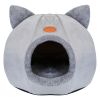 Dog Bed House Tent Puppy Dog Cave Hut Soft Cozy Kitten Dome House w/ Removable Washable Cushion Pillow