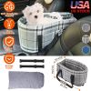 Console Pet Car Seat with Storage Pocket Booster Car Seat Portable Pet Travel Bag Machine Washable Pet Seat Fit For Small Dog