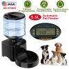 5.5L Automatic Pet Feeder Dog Food Dispenser w/Voice Recording Programmable Timer 3 Meals/Day