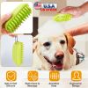 Dog Bath Brush Anti-Skid Pet Grooming Shower Bath Silicone Massage Comb For Long & Short Hair Medium Large Pets Dogs