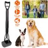 31.5in Pet Pooper Scooper Foldable Long Handle Dog Poop Waste Pick Up Rake for Large Medium Small Dogs Pets