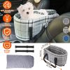 Console Pet Car Seat with Storage Pocket Booster Car Seat Portable Pet Travel Bag Machine Washable Pet Seat Fit For Small Dog