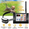 984FT/300M Radius Electric Dog Fence Dog Training Collar IP65 Waterproof Wireless Pets Containment System Rechargeable Dog Receiver Transmitter