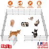 Small Animal Playpen with Door Dog Metal Playpen Metal Wire Fence For Indoor Outdoor