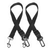 2Pcs Pet Dog Seat Belt Leash Adjustable Pet Dog Safety Leads Harness Car Vehicle Nylon Fabric Seatbelt Strap