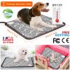Pet Heating Pad Dog Electric Heating Mat Waterproof Adjustable Warming Blanket with Chew Resistant Steel Cord Case