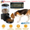 5.5L Automatic Pet Feeder Dog Food Dispenser w/Voice Recording Programmable Timer 3 Meals/Day