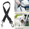 2Pcs Pet Dog Seat Belt Leash Adjustable Pet Dog Safety Leads Harness Car Vehicle Nylon Fabric Seatbelt Strap