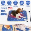 Pet Heating Pad Electric Dog Heating Mat Waterproof Warming Blanket with 9 Heating Levels 4 Timer Setting Constan On Function Chewing-resistant S/