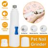 Dog Nail Grinder Pet Nail Trimmer Cordless Paws Grooming Smoothing Claw Care For Small Medium Large Dogs