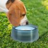 No Spill Dog Water Bowl Spill Proof Slow Water Feeder 47.35oz Pet Water Dispenser Travel Dog Bowl for Dogs/Pets