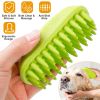 Dog Bath Brush Anti-Skid Pet Grooming Shower Bath Silicone Massage Comb For Long & Short Hair Medium Large Pets Dogs