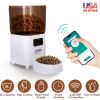 5L Automatic Pet Feeder Timed 2.4G WiFi Dog Feeder With App Control 1-10Meals Dry Food Per Day Type-C Battery Dual Power Supply For Dogs