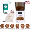 5L Automatic Pet Feeder Timed 2.4G WiFi Dog Feeder With App Control 1-10Meals Dry Food Per Day Type-C Battery Dual Power Supply For Dogs