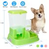 Pet Automatic Water Dispenser Food Dispenser 2 In 1 Dog Dispenser Gravity Food Water Dispenser