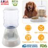 3.5L/1gal Pet Feeder Self-Dispensing Gravity Pets Food Dispenser Automatic Dog Feeder