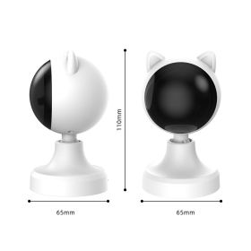 Smart Laser Cat Teaser Toy USB Charging (Color: White)